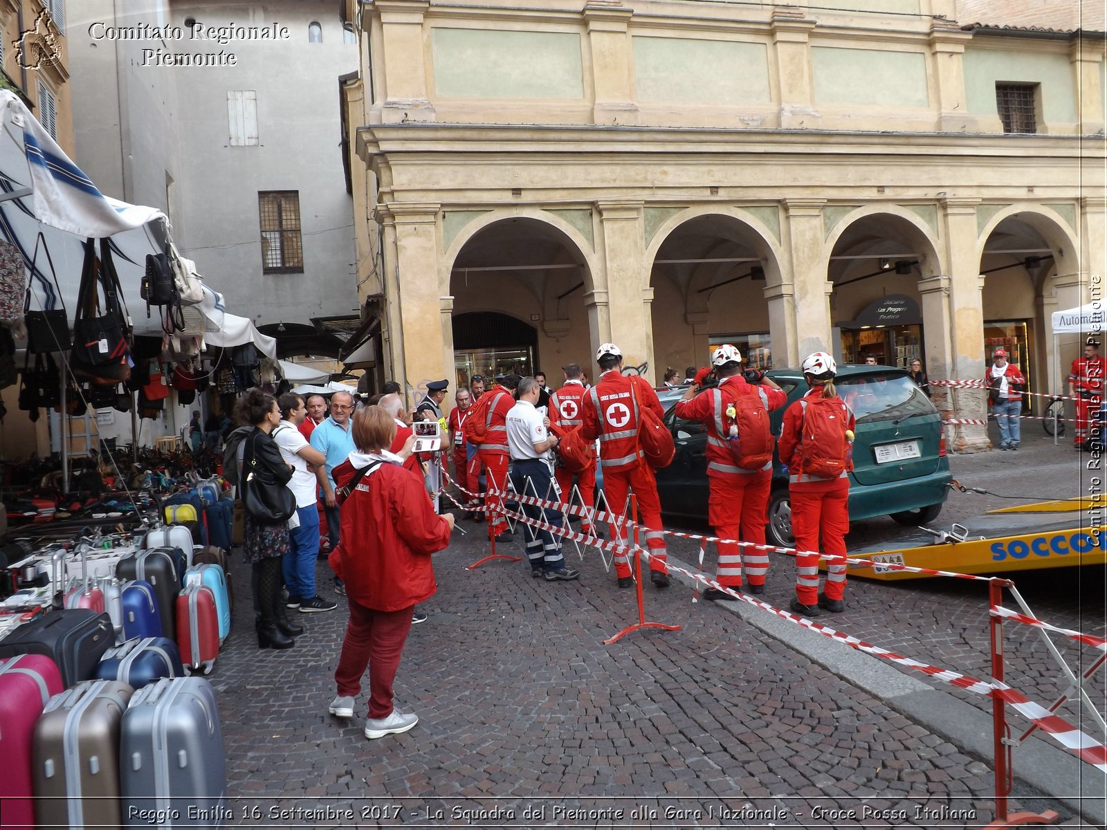 Reggio Emilia 16 Settembre 2017 - La Squadra del Piemonte alla Gara Nazionale - Croce Rossa Italiana- Comitato Regionale del Piemonte