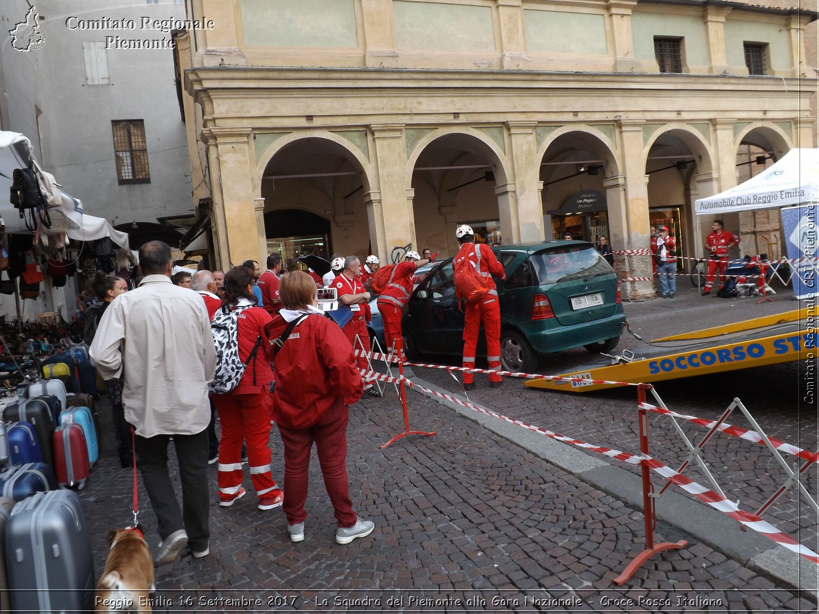 Reggio Emilia 16 Settembre 2017 - La Squadra del Piemonte alla Gara Nazionale - Croce Rossa Italiana- Comitato Regionale del Piemonte