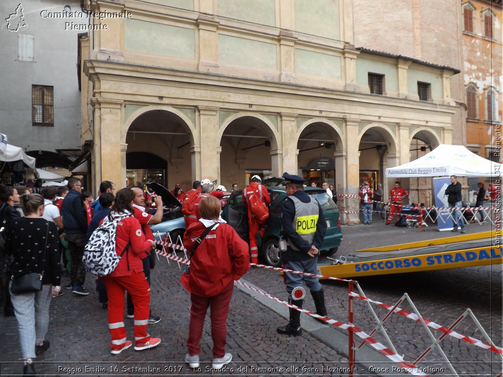 Reggio Emilia 16 Settembre 2017 - La Squadra del Piemonte alla Gara Nazionale - Croce Rossa Italiana- Comitato Regionale del Piemonte