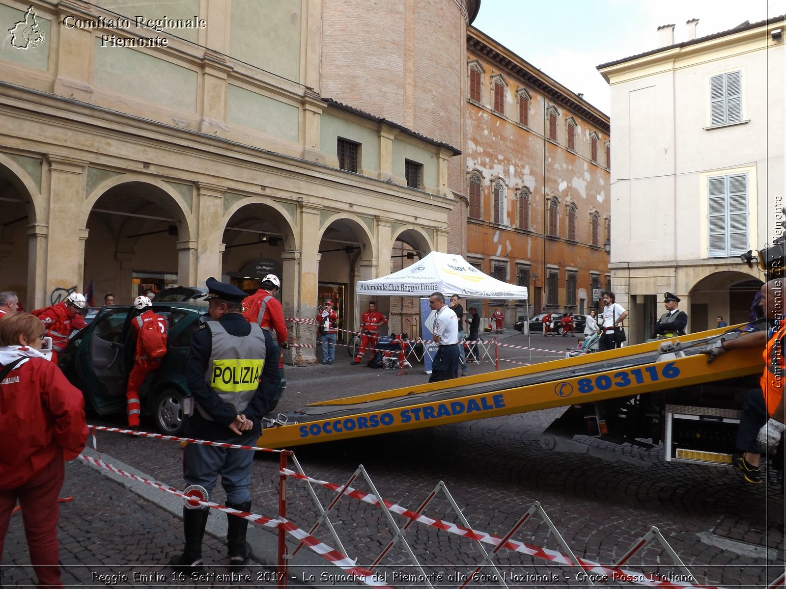 Reggio Emilia 16 Settembre 2017 - La Squadra del Piemonte alla Gara Nazionale - Croce Rossa Italiana- Comitato Regionale del Piemonte