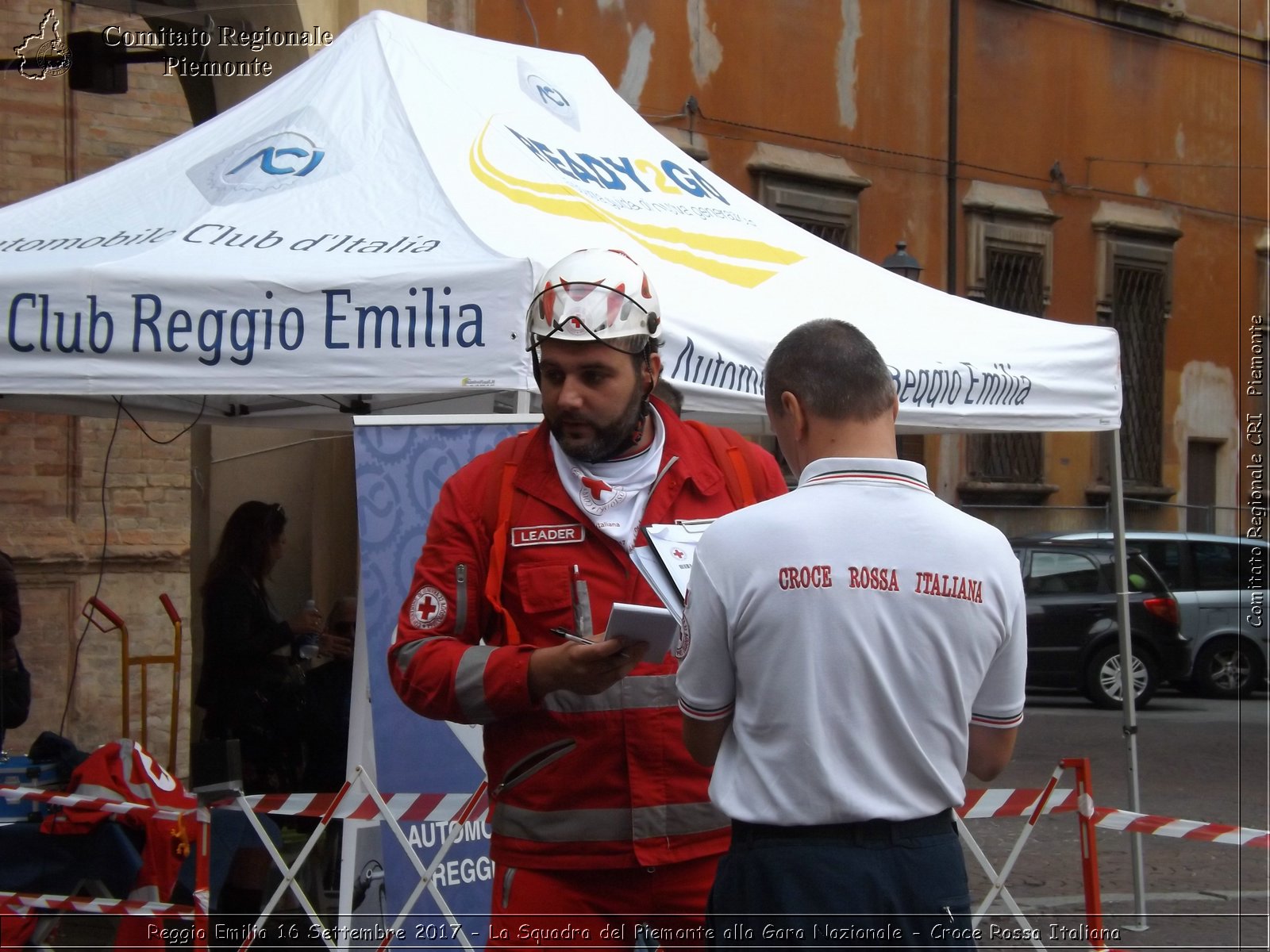 Reggio Emilia 16 Settembre 2017 - La Squadra del Piemonte alla Gara Nazionale - Croce Rossa Italiana- Comitato Regionale del Piemonte