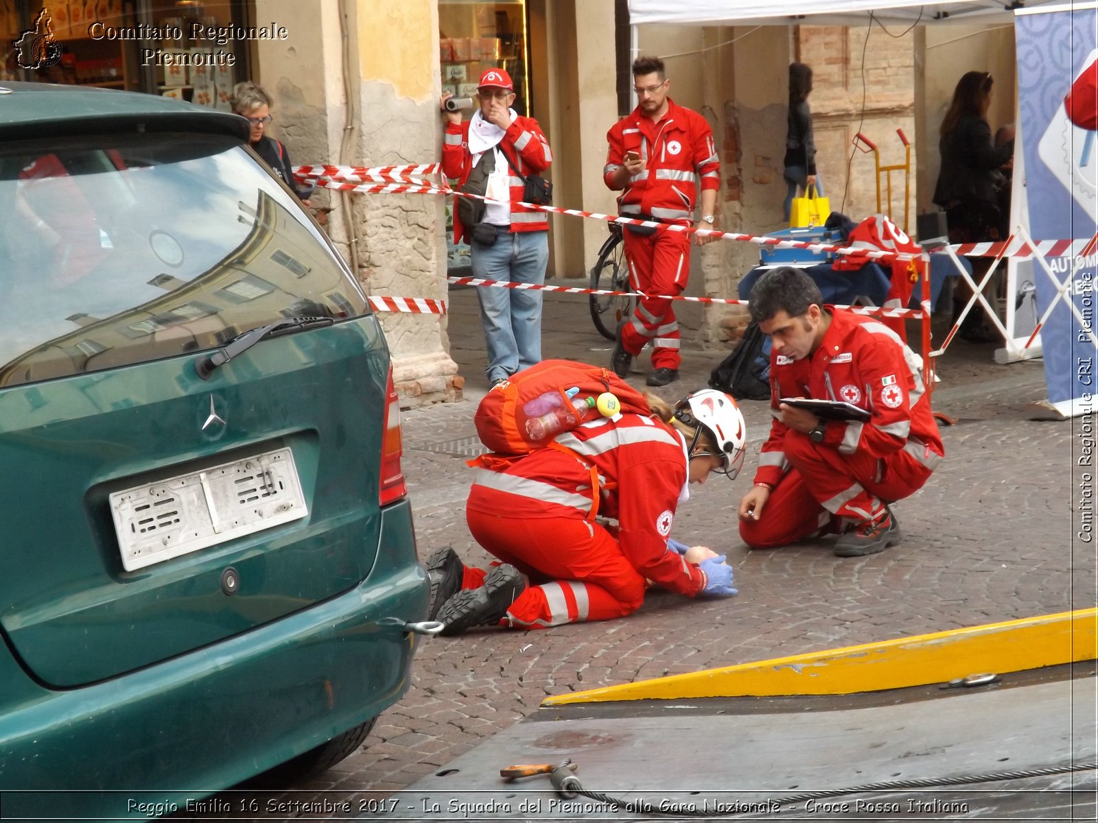 Reggio Emilia 16 Settembre 2017 - La Squadra del Piemonte alla Gara Nazionale - Croce Rossa Italiana- Comitato Regionale del Piemonte