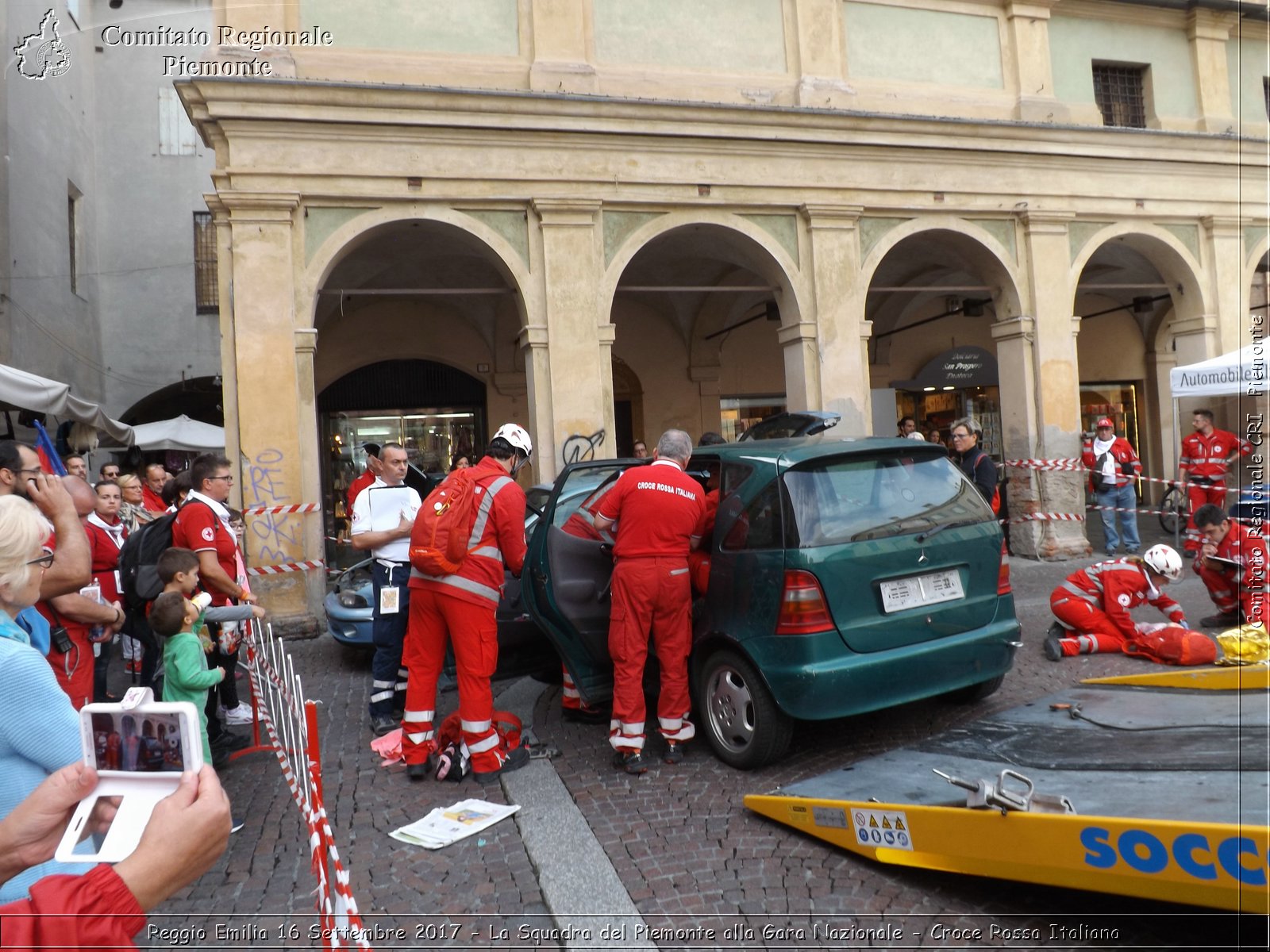 Reggio Emilia 16 Settembre 2017 - La Squadra del Piemonte alla Gara Nazionale - Croce Rossa Italiana- Comitato Regionale del Piemonte