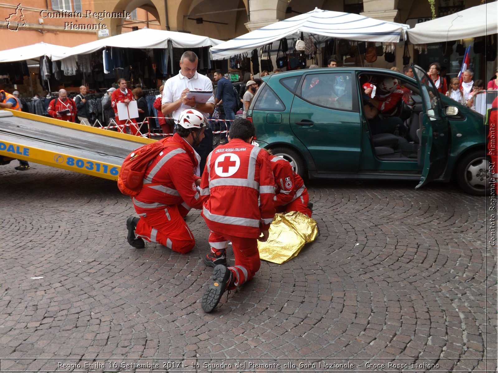 Reggio Emilia 16 Settembre 2017 - La Squadra del Piemonte alla Gara Nazionale - Croce Rossa Italiana- Comitato Regionale del Piemonte