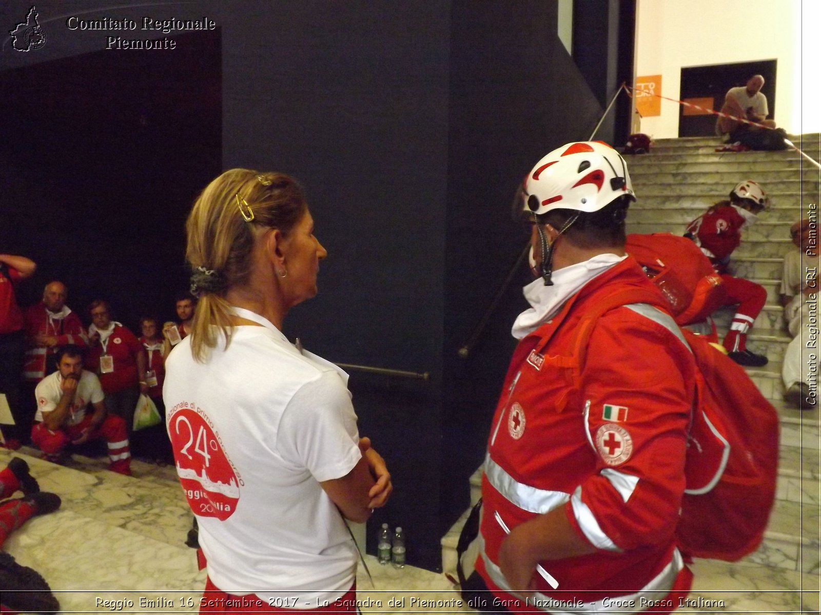 Reggio Emilia 16 Settembre 2017 - La Squadra del Piemonte alla Gara Nazionale - Croce Rossa Italiana- Comitato Regionale del Piemonte