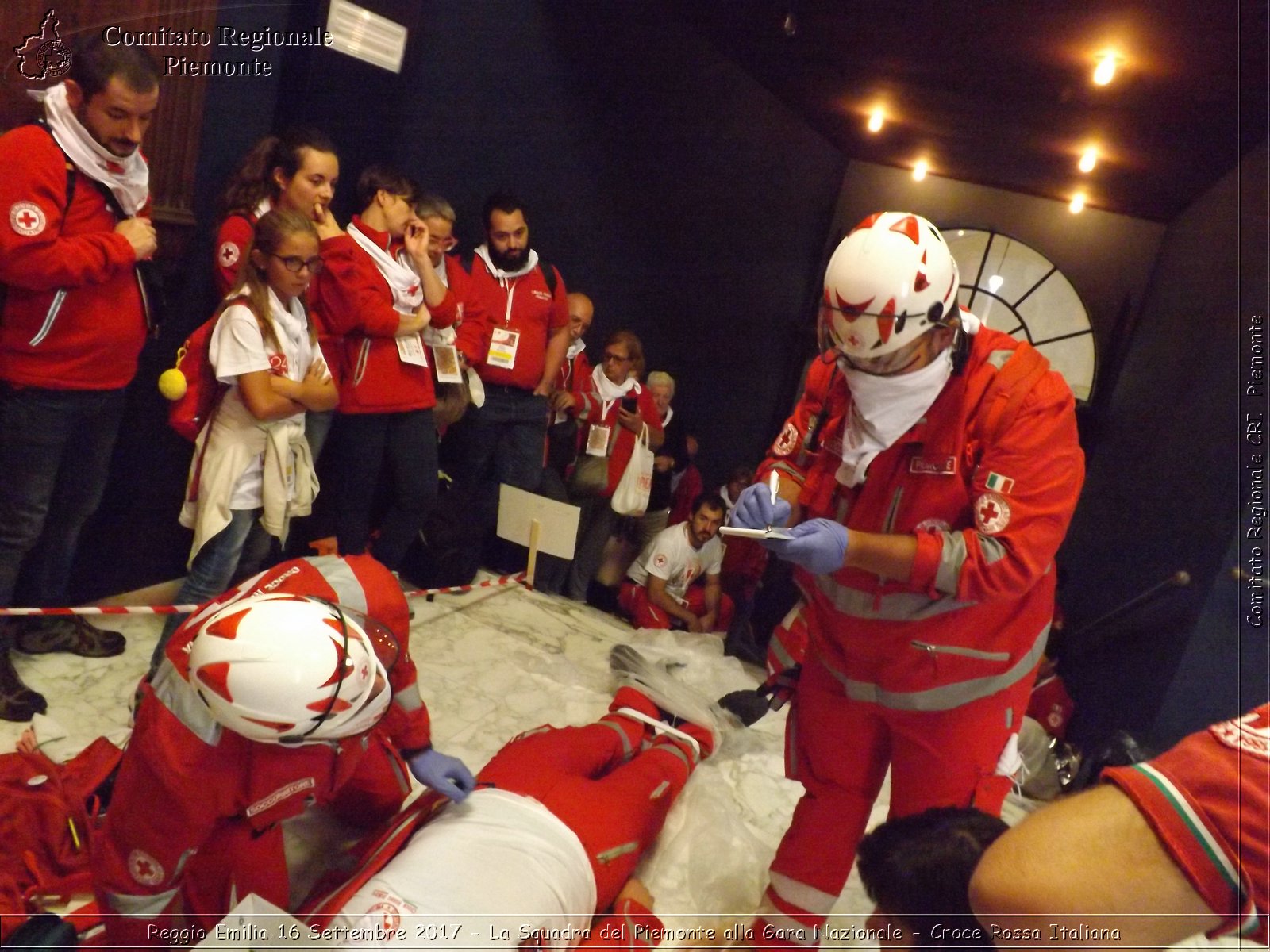 Reggio Emilia 16 Settembre 2017 - La Squadra del Piemonte alla Gara Nazionale - Croce Rossa Italiana- Comitato Regionale del Piemonte