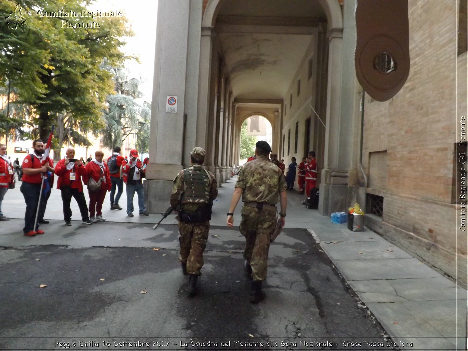 Reggio Emilia 16 Settembre 2017 - La Squadra del Piemonte alla Gara Nazionale - Croce Rossa Italiana- Comitato Regionale del Piemonte