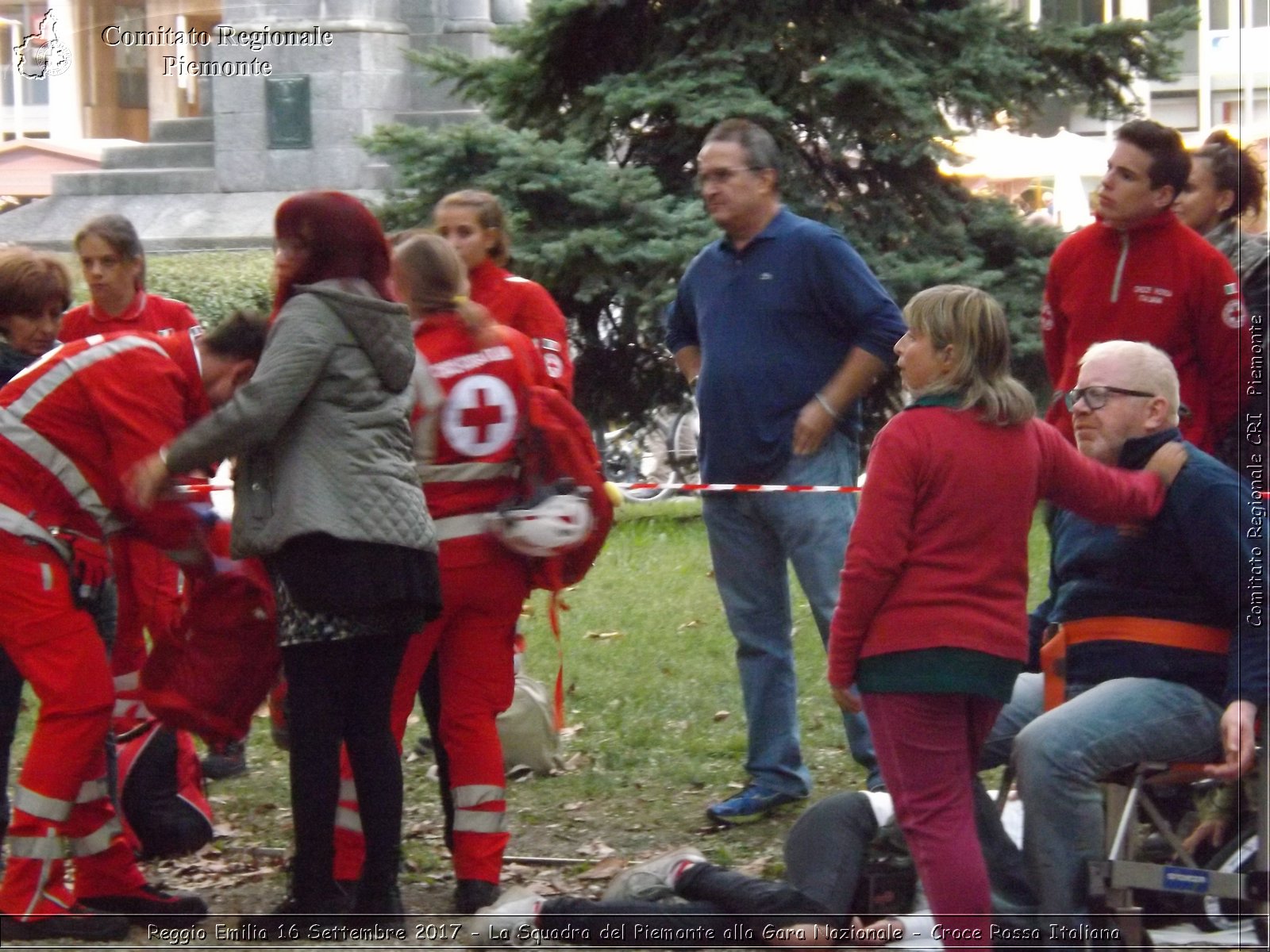 Reggio Emilia 16 Settembre 2017 - La Squadra del Piemonte alla Gara Nazionale - Croce Rossa Italiana- Comitato Regionale del Piemonte