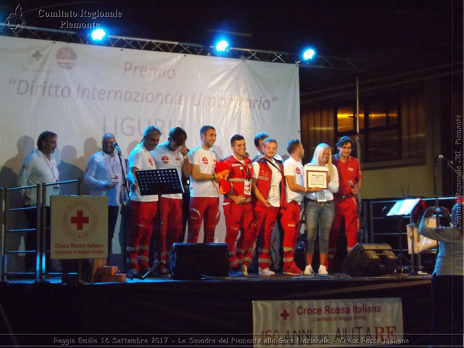 Reggio Emilia 16 Settembre 2017 - La Squadra del Piemonte alla Gara Nazionale - Croce Rossa Italiana- Comitato Regionale del Piemonte