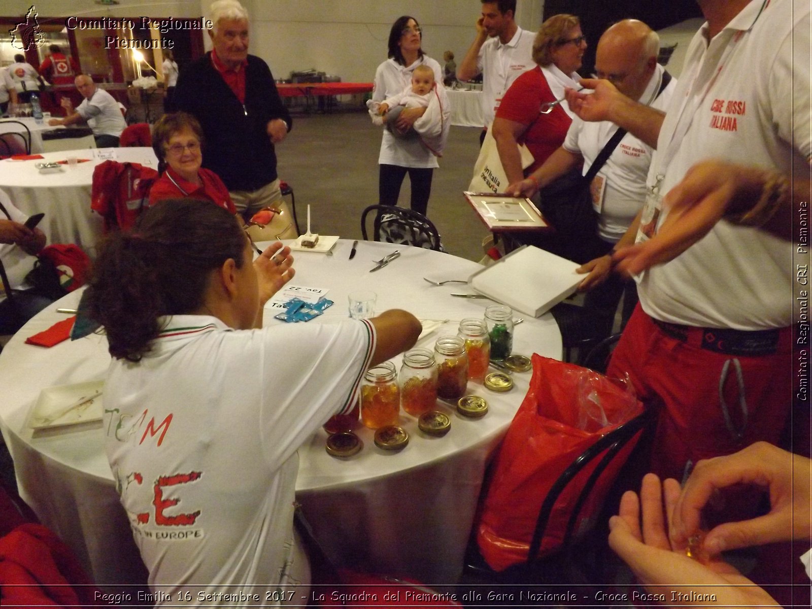 Reggio Emilia 16 Settembre 2017 - La Squadra del Piemonte alla Gara Nazionale - Croce Rossa Italiana- Comitato Regionale del Piemonte