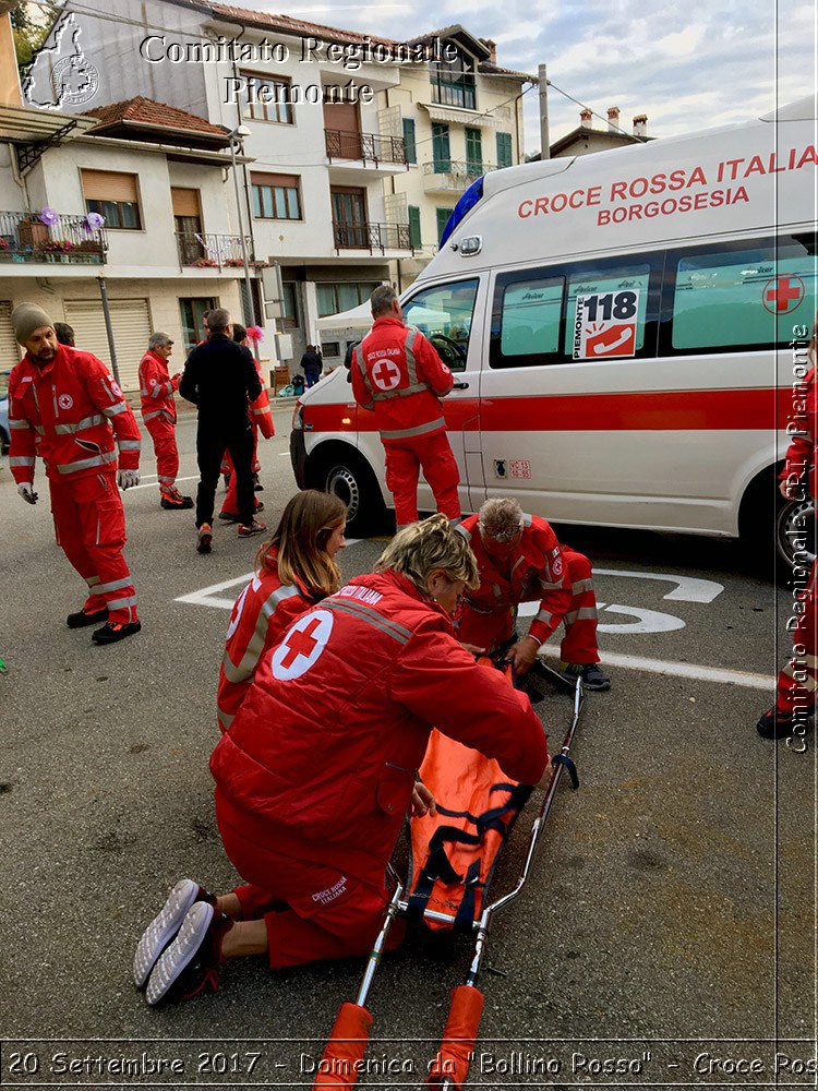 Borgosesia 20 Settembre 2017 - Domenica da "Bollino Rosso" - Croce Rossa Italiana- Comitato Regionale del Piemonte