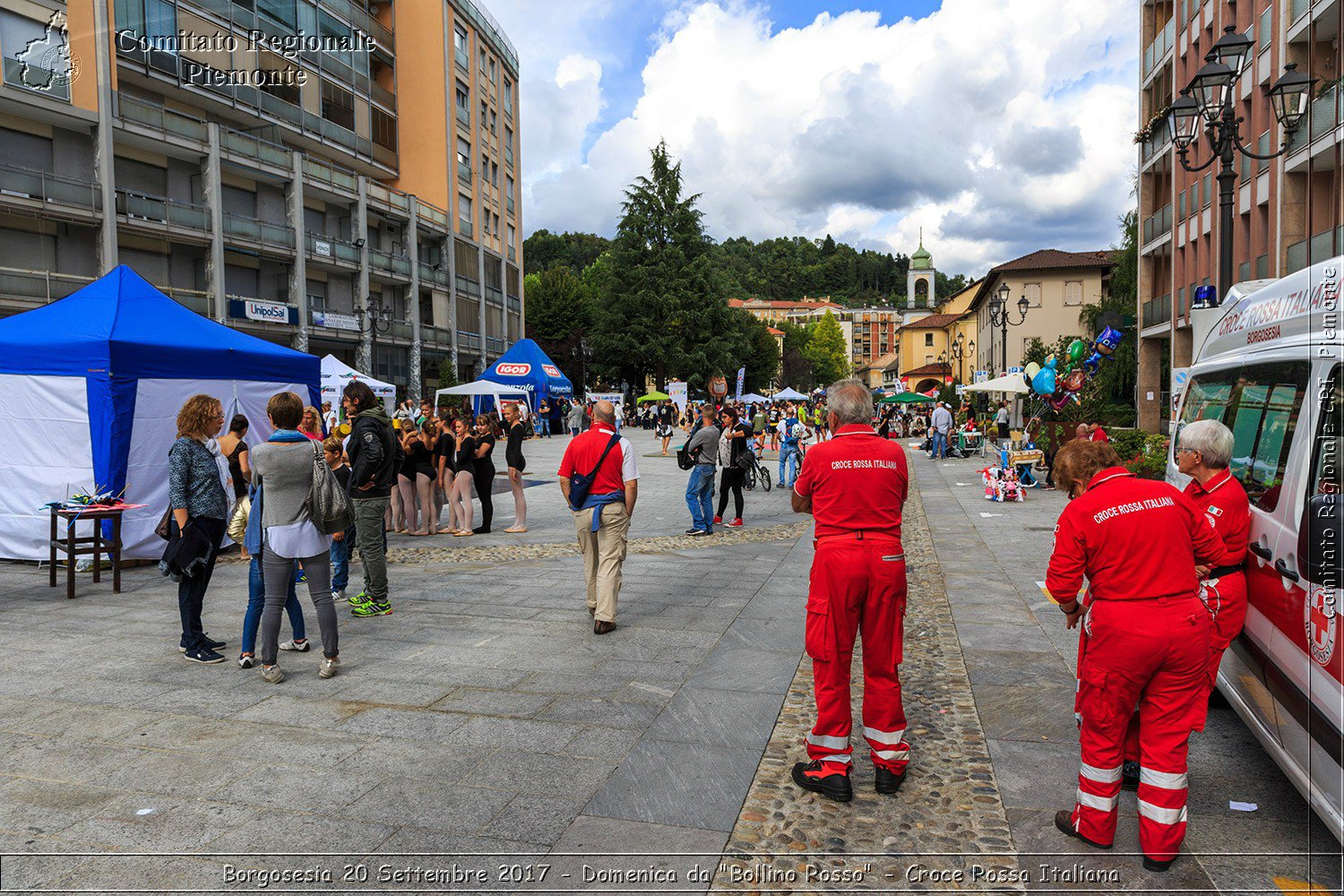 Borgosesia 20 Settembre 2017 - Domenica da "Bollino Rosso" - Croce Rossa Italiana- Comitato Regionale del Piemonte