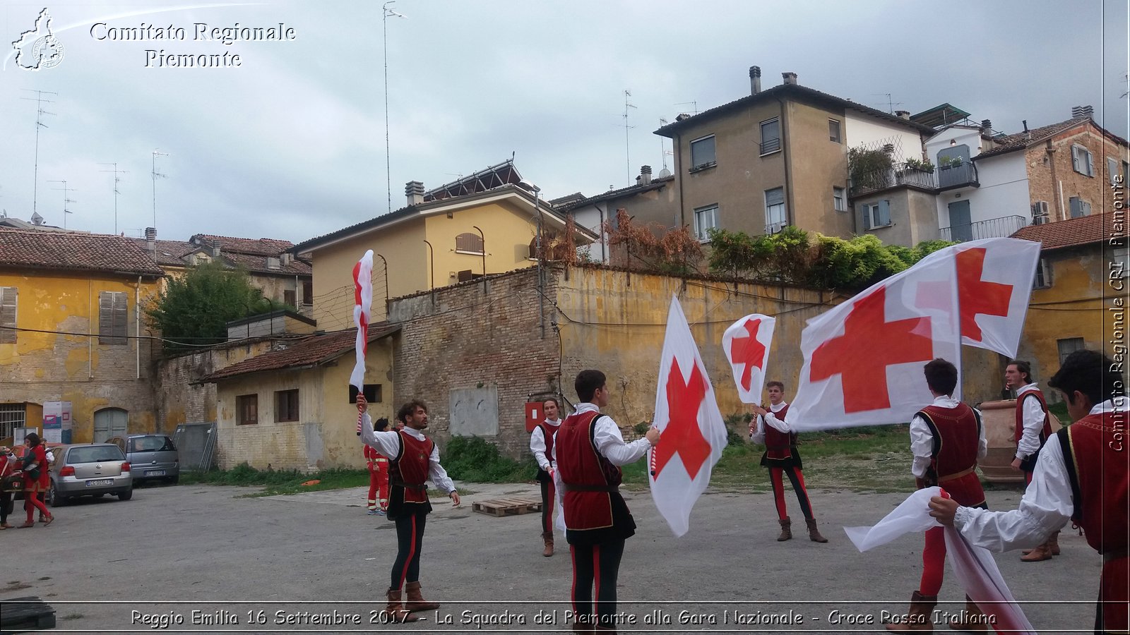 Reggio Emilia 16 Settembre 2017 - La Squadra del Piemonte alla Gara Nazionale - Croce Rossa Italiana- Comitato Regionale del Piemonte