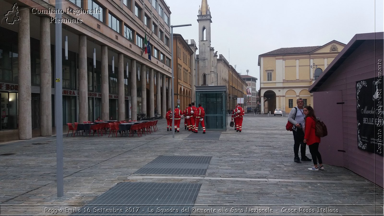 Reggio Emilia 16 Settembre 2017 - La Squadra del Piemonte alla Gara Nazionale - Croce Rossa Italiana- Comitato Regionale del Piemonte