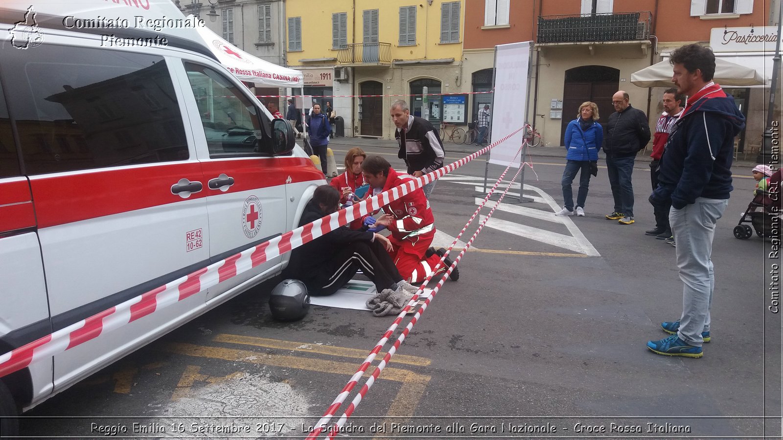 Reggio Emilia 16 Settembre 2017 - La Squadra del Piemonte alla Gara Nazionale - Croce Rossa Italiana- Comitato Regionale del Piemonte