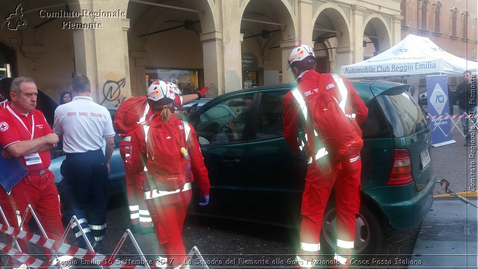 Reggio Emilia 16 Settembre 2017 - La Squadra del Piemonte alla Gara Nazionale - Croce Rossa Italiana- Comitato Regionale del Piemonte