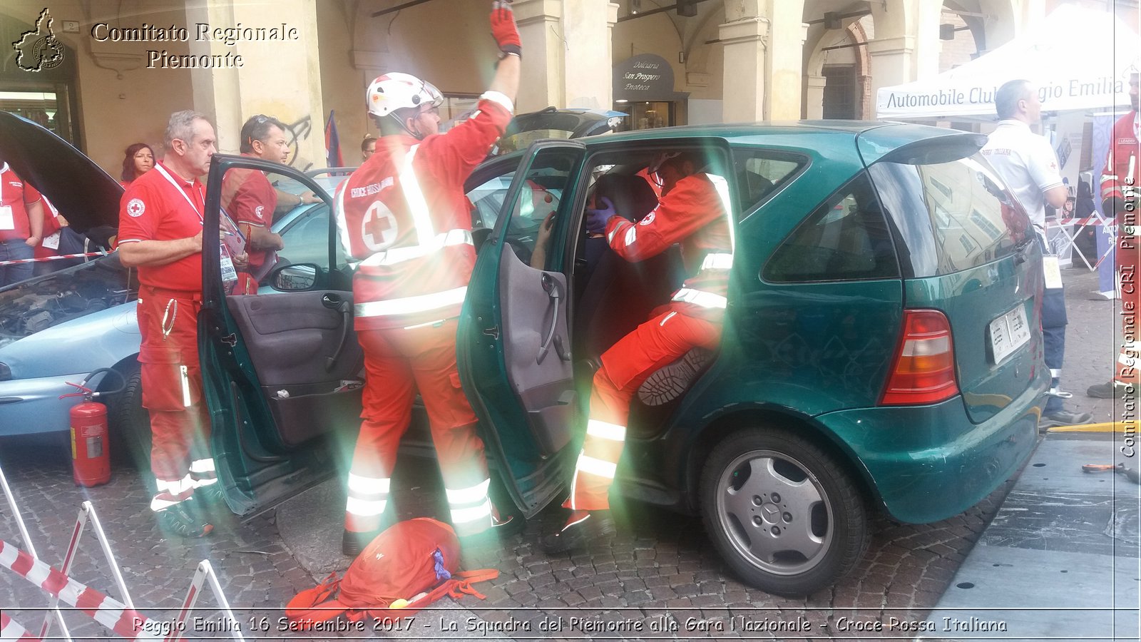 Reggio Emilia 16 Settembre 2017 - La Squadra del Piemonte alla Gara Nazionale - Croce Rossa Italiana- Comitato Regionale del Piemonte