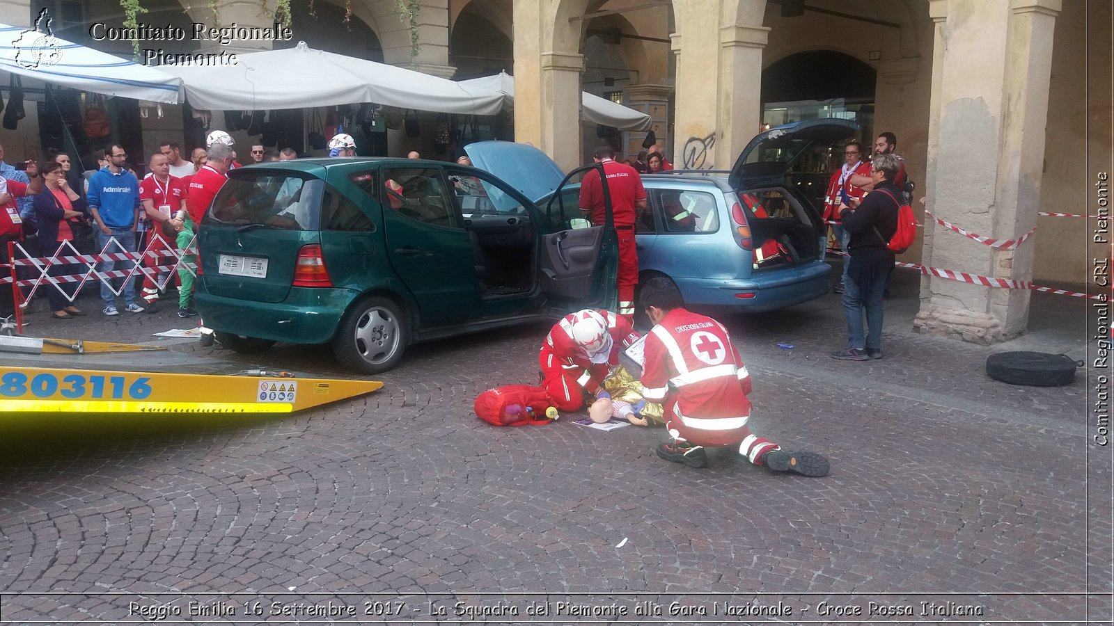 Reggio Emilia 16 Settembre 2017 - La Squadra del Piemonte alla Gara Nazionale - Croce Rossa Italiana- Comitato Regionale del Piemonte