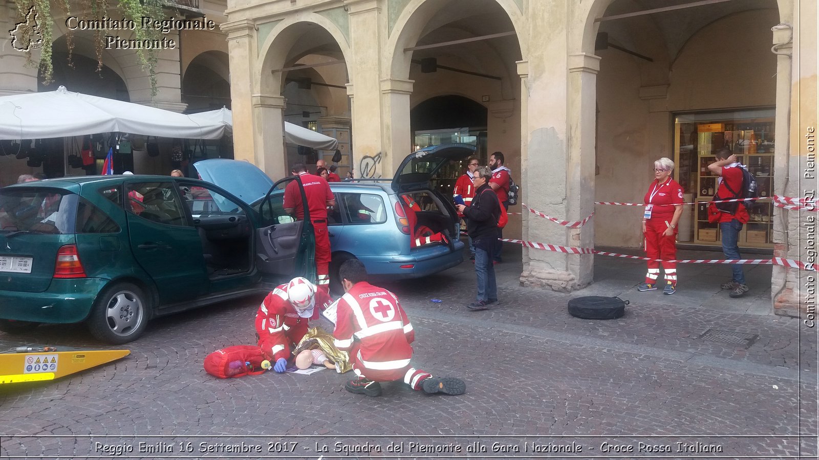 Reggio Emilia 16 Settembre 2017 - La Squadra del Piemonte alla Gara Nazionale - Croce Rossa Italiana- Comitato Regionale del Piemonte