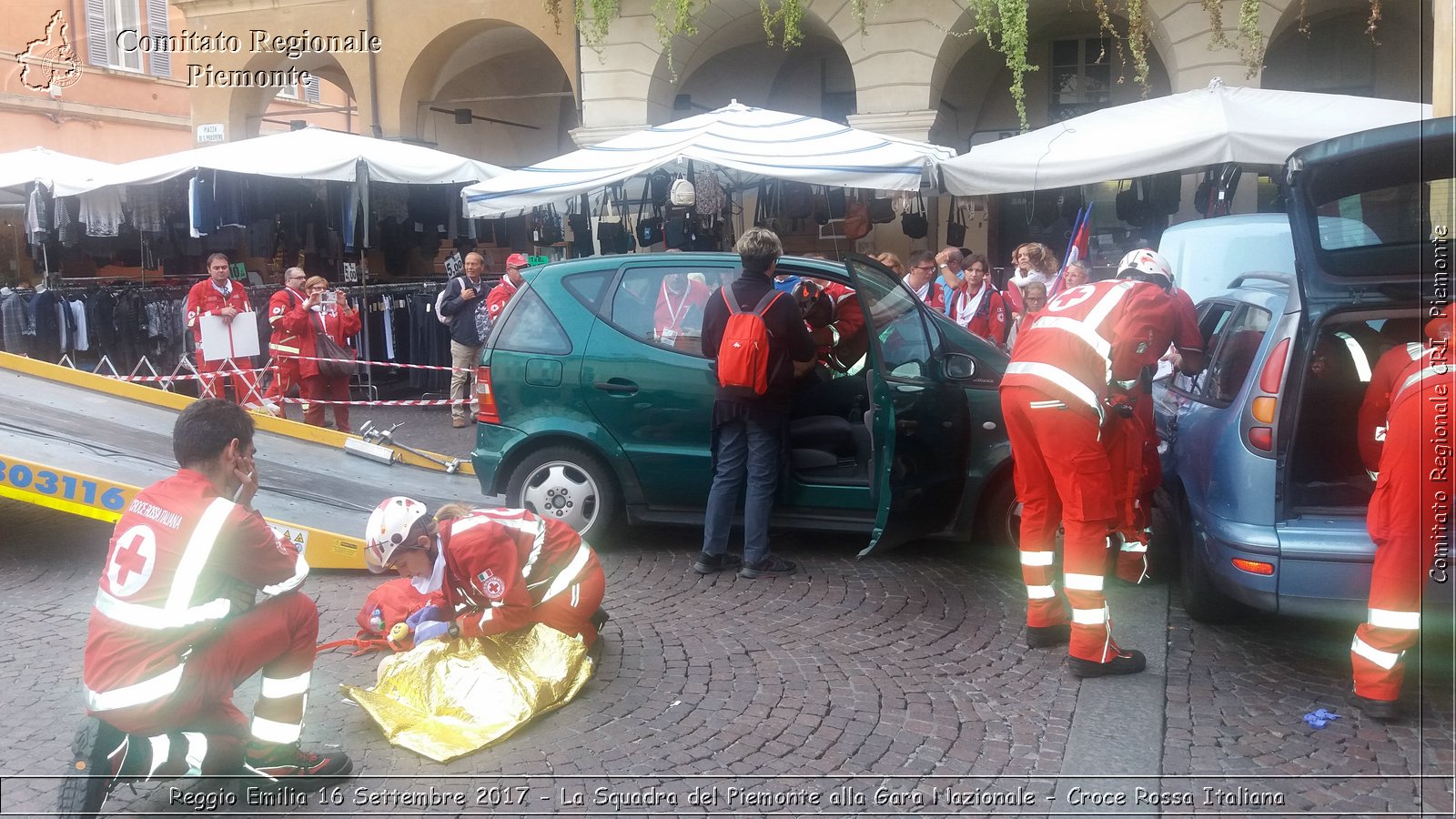 Reggio Emilia 16 Settembre 2017 - La Squadra del Piemonte alla Gara Nazionale - Croce Rossa Italiana- Comitato Regionale del Piemonte