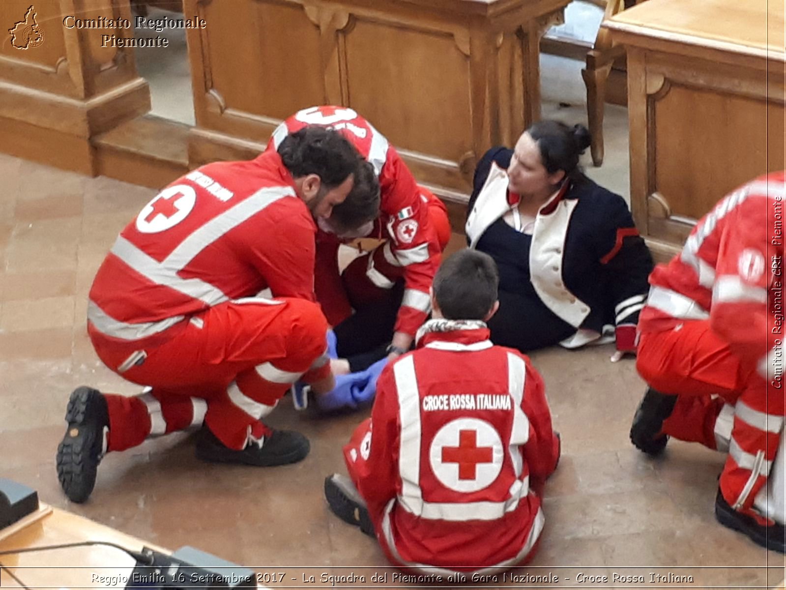 Reggio Emilia 16 Settembre 2017 - La Squadra del Piemonte alla Gara Nazionale - Croce Rossa Italiana- Comitato Regionale del Piemonte