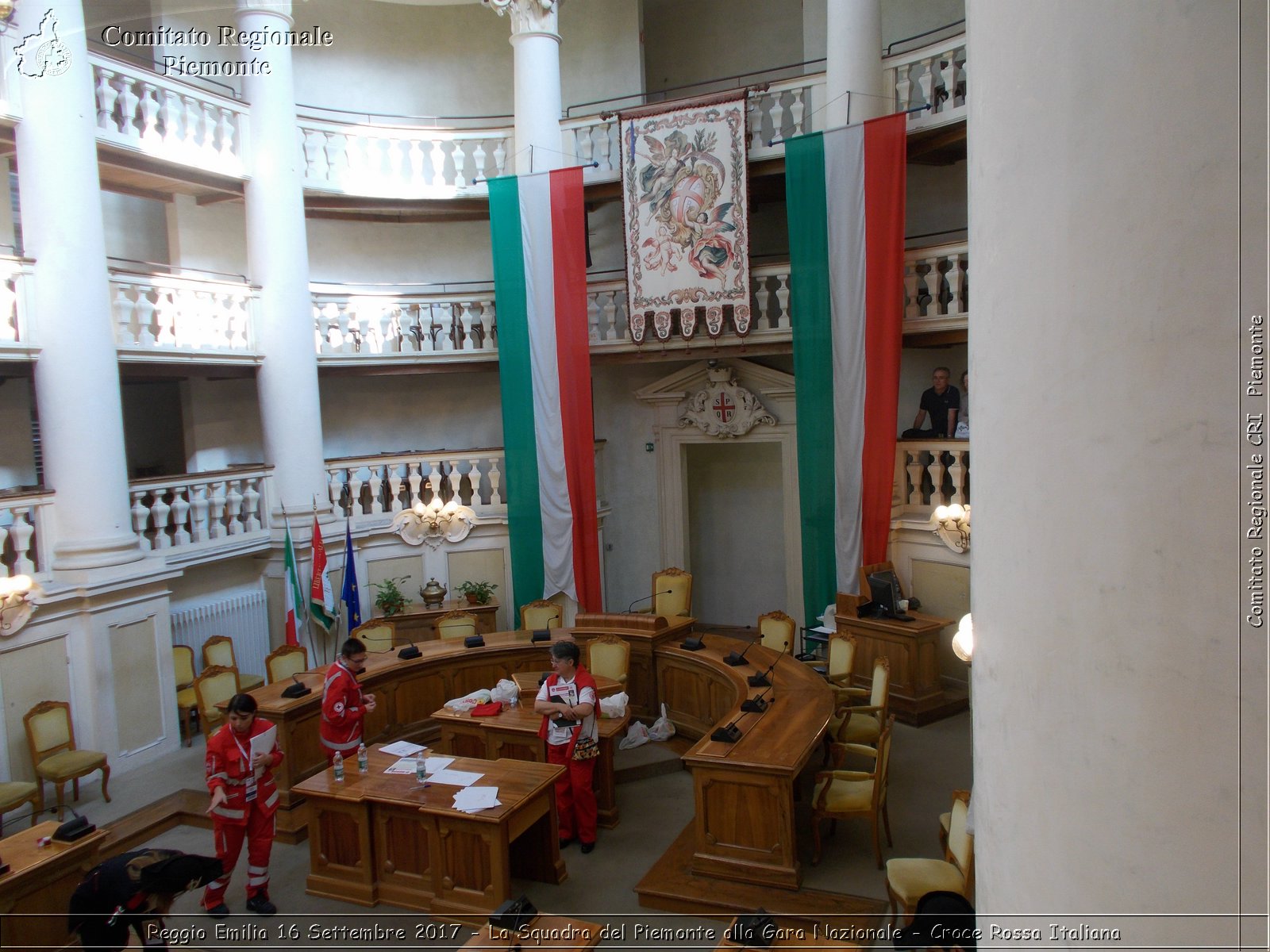 Reggio Emilia 16 Settembre 2017 - La Squadra del Piemonte alla Gara Nazionale - Croce Rossa Italiana- Comitato Regionale del Piemonte