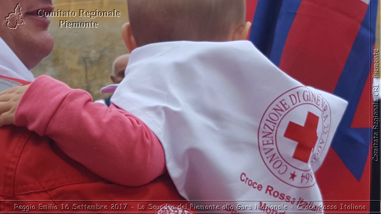 Reggio Emilia 16 Settembre 2017 - La Squadra del Piemonte alla Gara Nazionale - Croce Rossa Italiana- Comitato Regionale del Piemonte