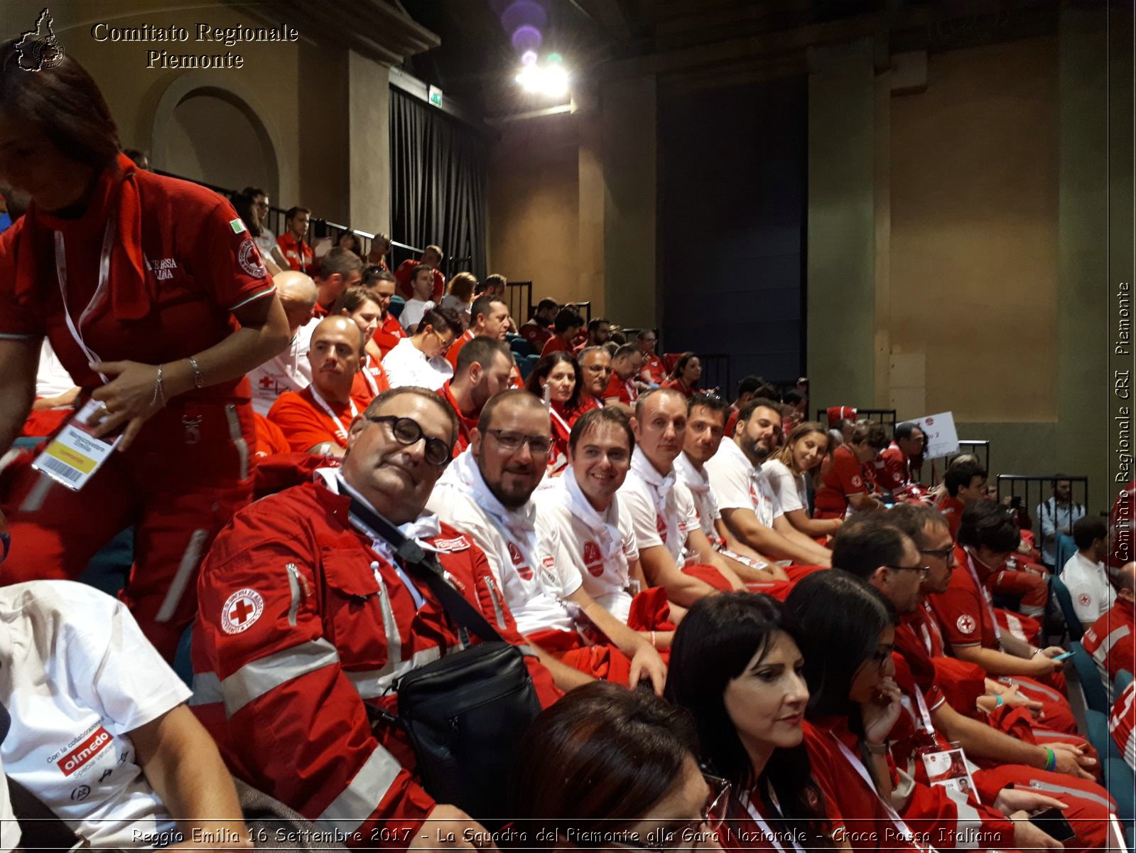 Reggio Emilia 16 Settembre 2017 - La Squadra del Piemonte alla Gara Nazionale - Croce Rossa Italiana- Comitato Regionale del Piemonte