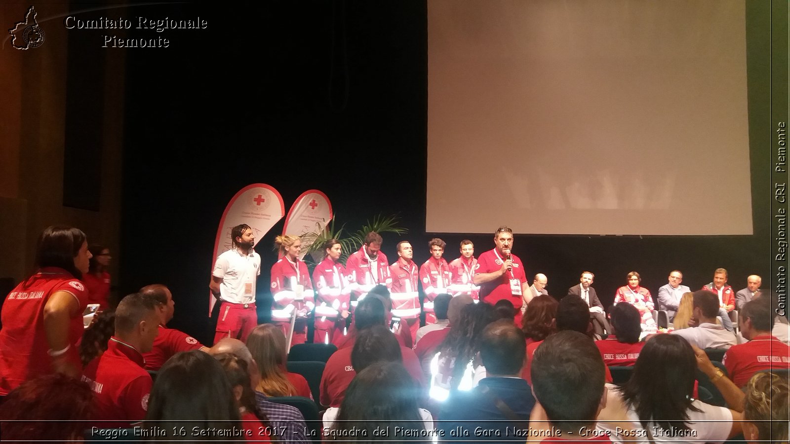 Reggio Emilia 16 Settembre 2017 - La Squadra del Piemonte alla Gara Nazionale - Croce Rossa Italiana- Comitato Regionale del Piemonte