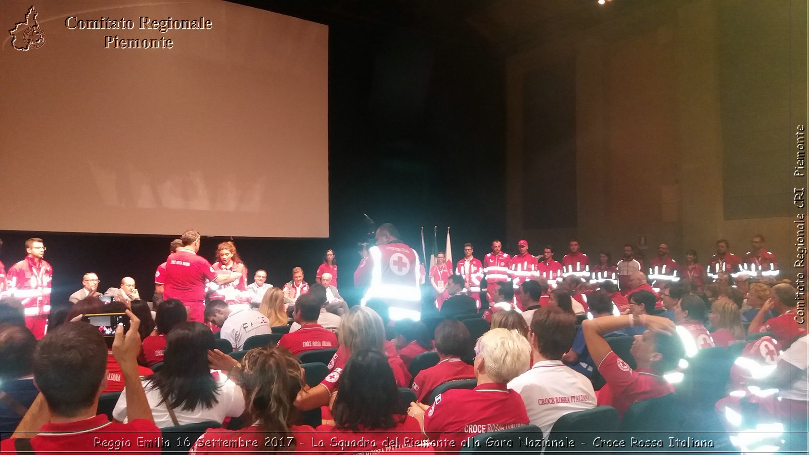 Reggio Emilia 16 Settembre 2017 - La Squadra del Piemonte alla Gara Nazionale - Croce Rossa Italiana- Comitato Regionale del Piemonte