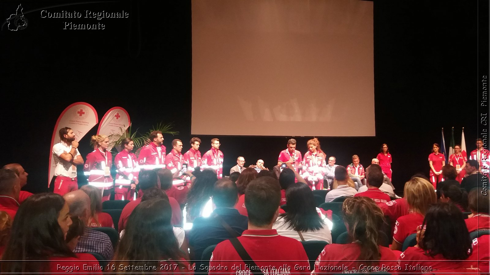 Reggio Emilia 16 Settembre 2017 - La Squadra del Piemonte alla Gara Nazionale - Croce Rossa Italiana- Comitato Regionale del Piemonte