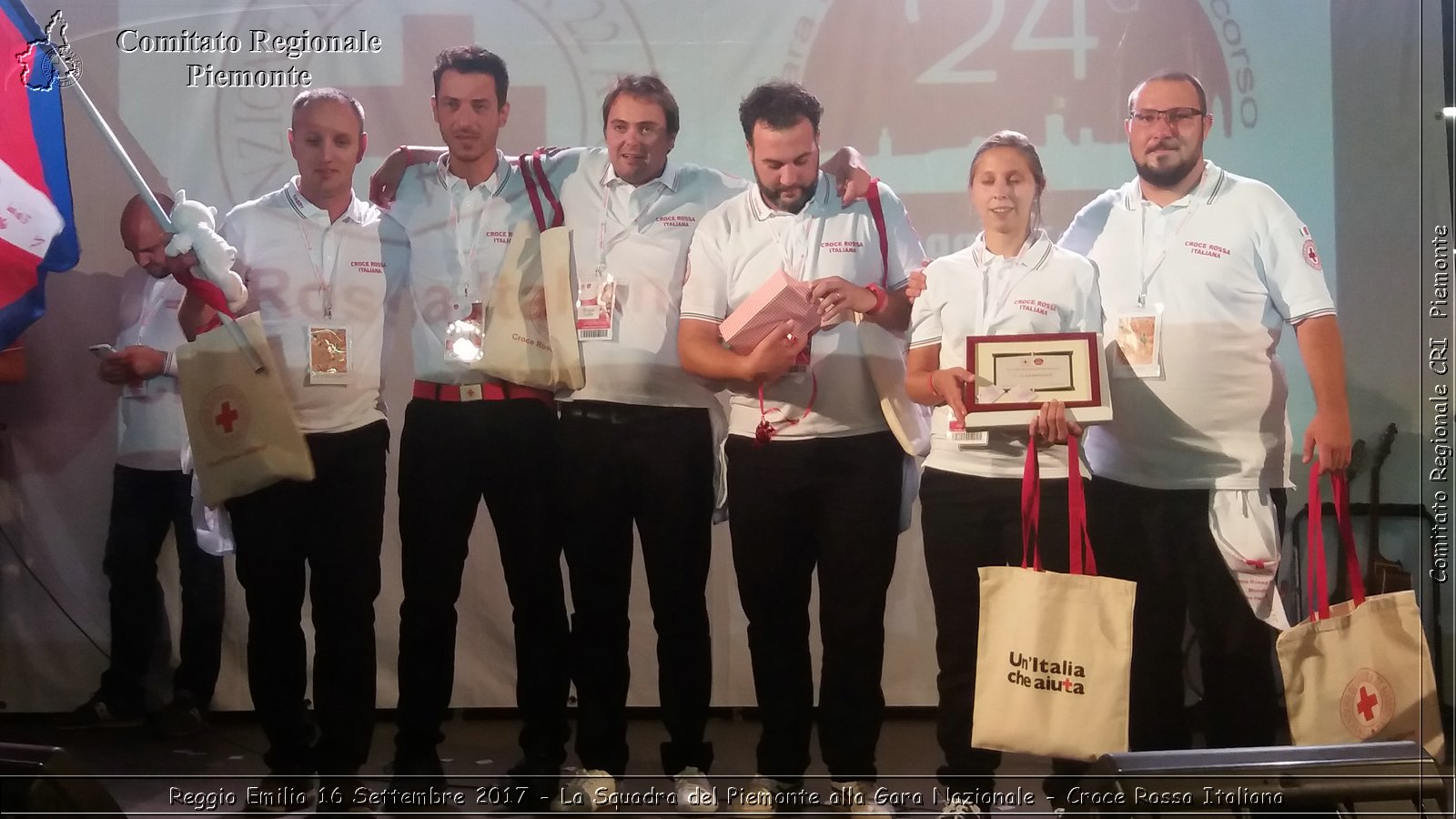 Reggio Emilia 16 Settembre 2017 - La Squadra del Piemonte alla Gara Nazionale - Croce Rossa Italiana- Comitato Regionale del Piemonte