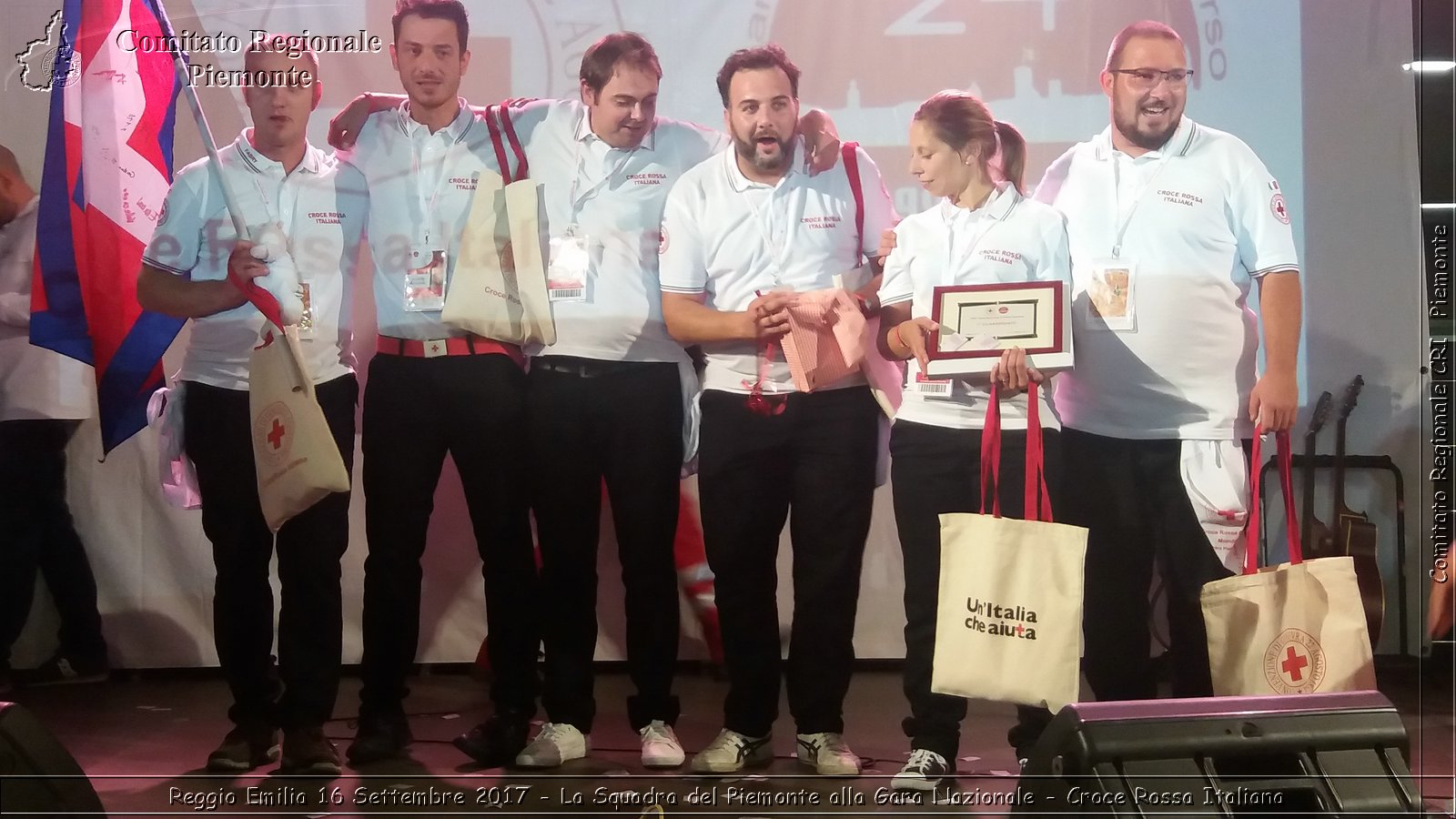 Reggio Emilia 16 Settembre 2017 - La Squadra del Piemonte alla Gara Nazionale - Croce Rossa Italiana- Comitato Regionale del Piemonte