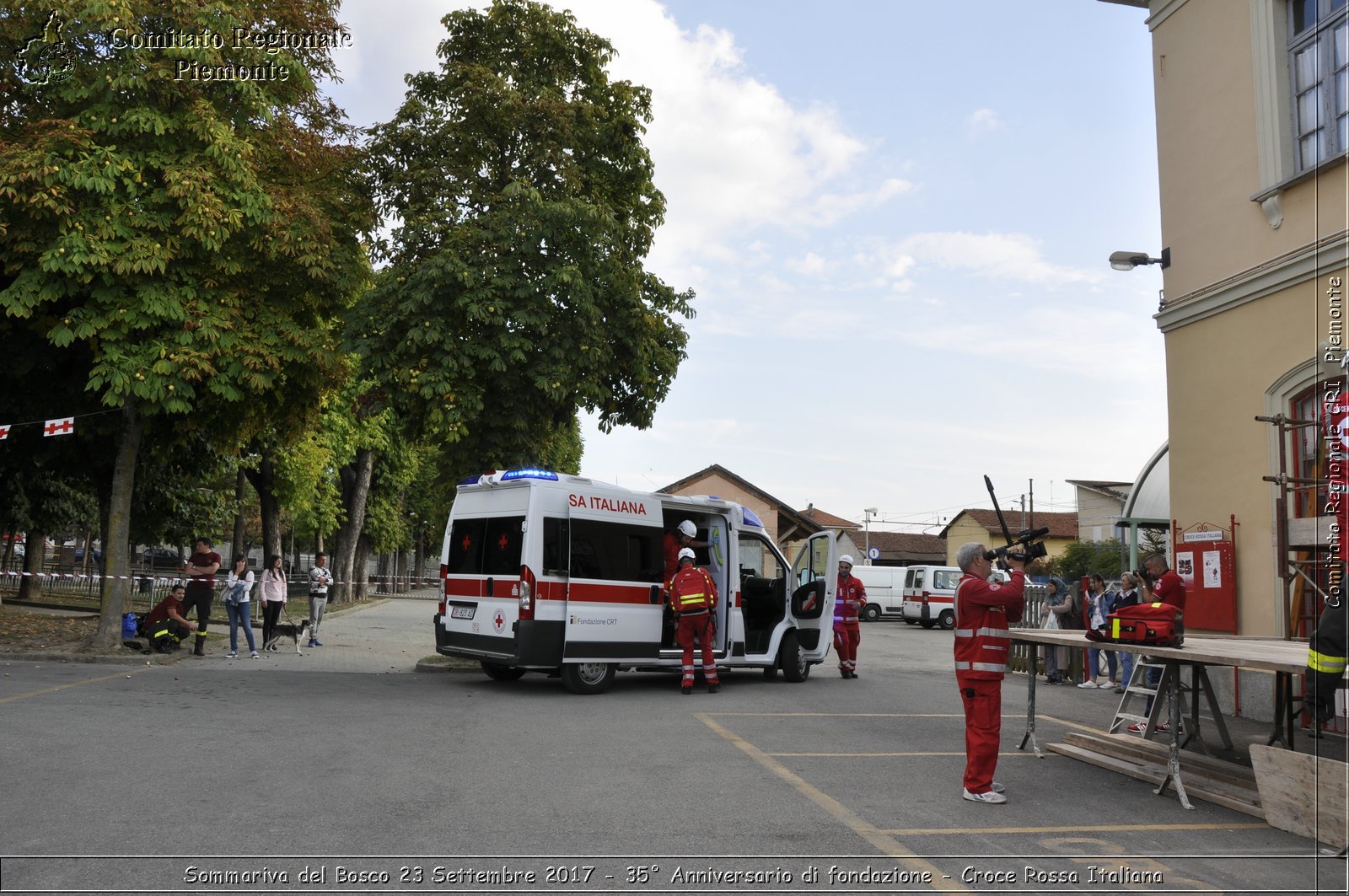 Sommariva del Bosco 23 Settembre 2017 - 35 Anniversario di fondazione - Croce Rossa Italiana- Comitato Regionale del Piemonte