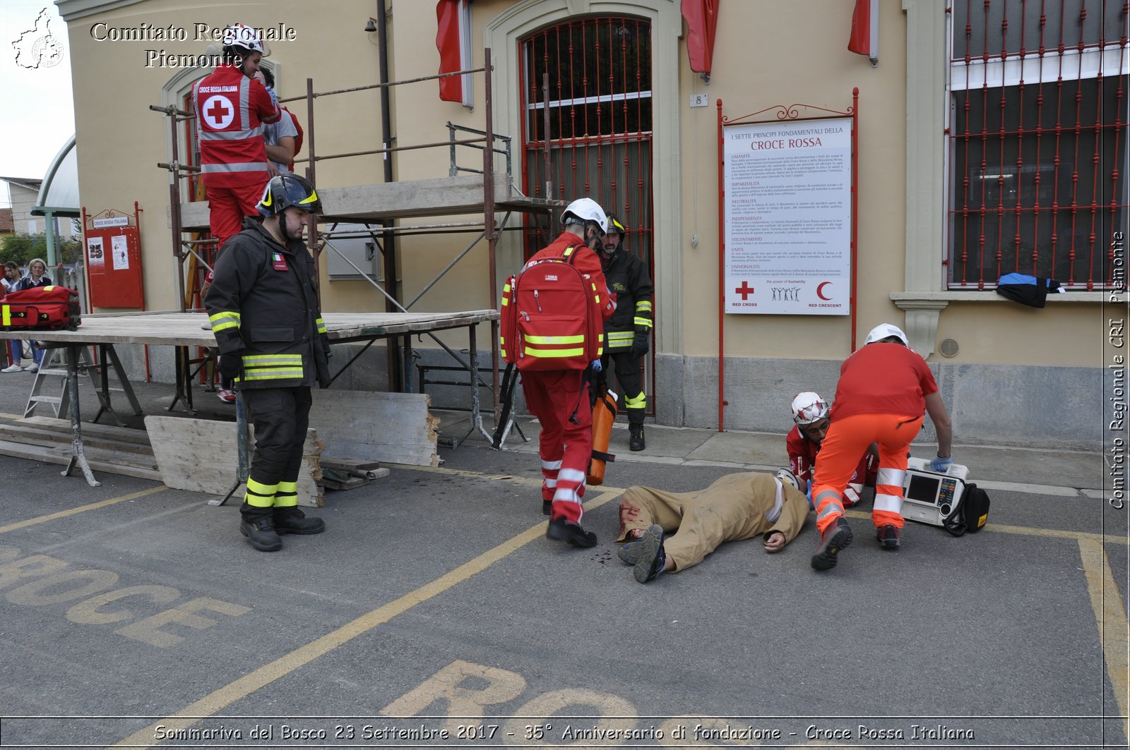 Sommariva del Bosco 23 Settembre 2017 - 35 Anniversario di fondazione - Croce Rossa Italiana- Comitato Regionale del Piemonte