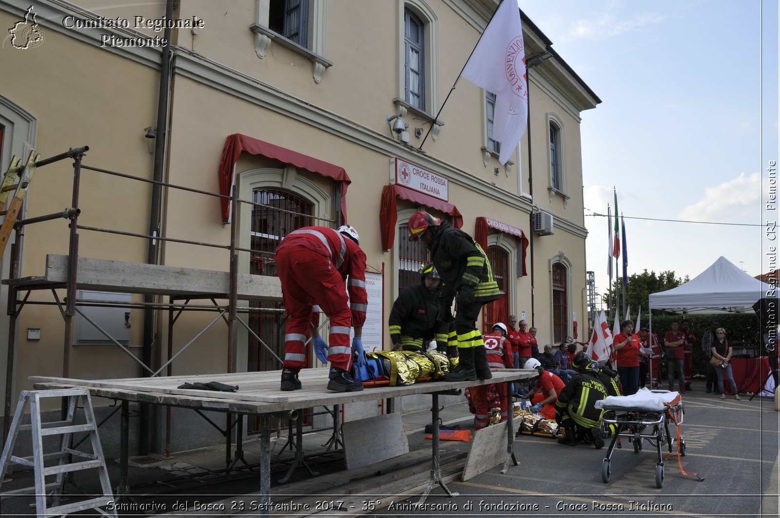 Sommariva del Bosco 23 Settembre 2017 - 35 Anniversario di fondazione - Croce Rossa Italiana- Comitato Regionale del Piemonte