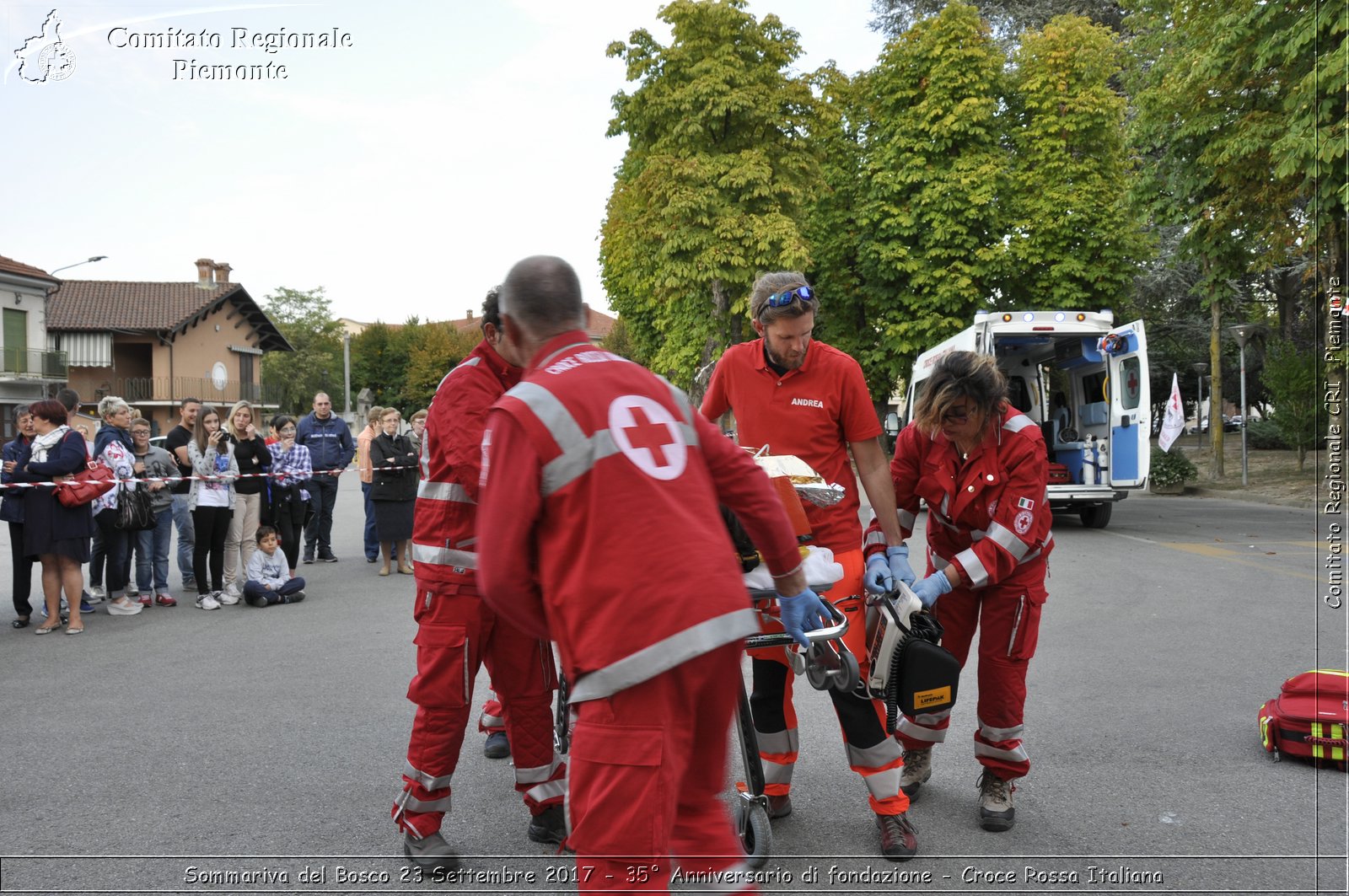 Sommariva del Bosco 23 Settembre 2017 - 35 Anniversario di fondazione - Croce Rossa Italiana- Comitato Regionale del Piemonte