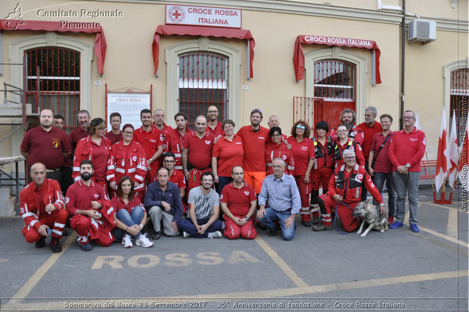 Sommariva del Bosco 23 Settembre 2017 - 35 Anniversario di fondazione - Croce Rossa Italiana- Comitato Regionale del Piemonte