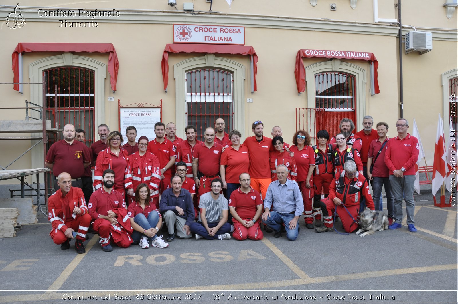 Sommariva del Bosco 23 Settembre 2017 - 35 Anniversario di fondazione - Croce Rossa Italiana- Comitato Regionale del Piemonte