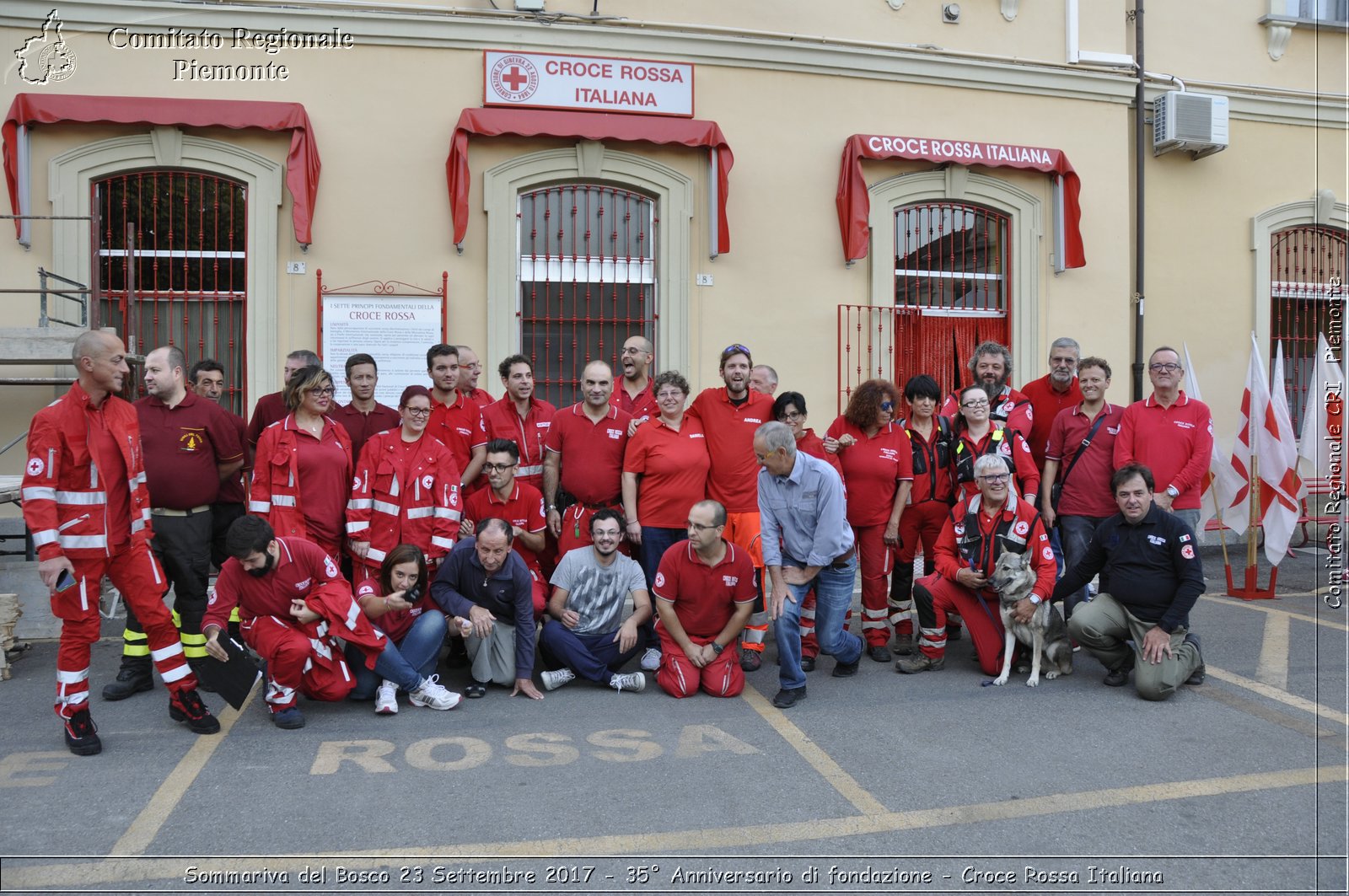 Sommariva del Bosco 23 Settembre 2017 - 35 Anniversario di fondazione - Croce Rossa Italiana- Comitato Regionale del Piemonte