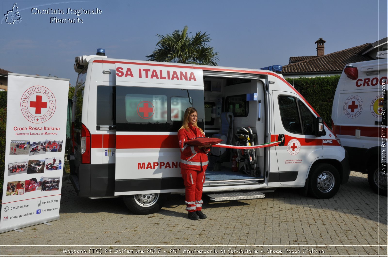 Mappano (TO) 24 Settembre 2017 - 20 Anniversario di fondazione - Croce Rossa Italiana- Comitato Regionale del Piemonte