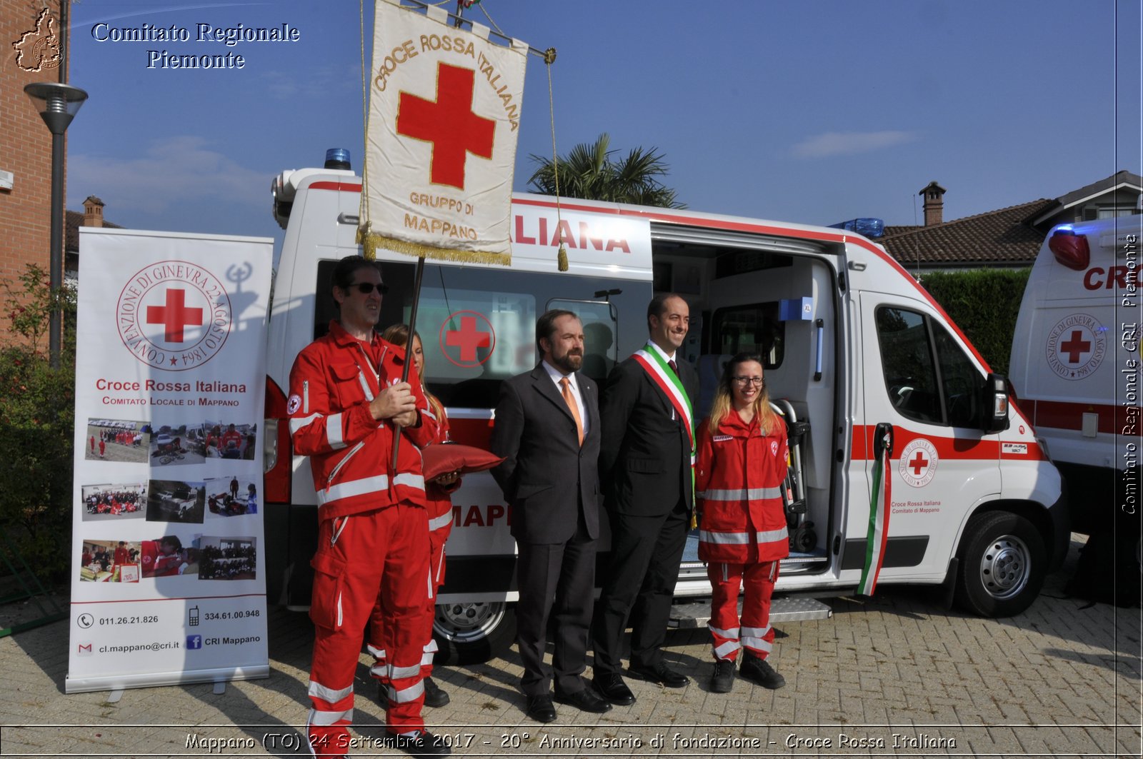 Mappano (TO) 24 Settembre 2017 - 20 Anniversario di fondazione - Croce Rossa Italiana- Comitato Regionale del Piemonte