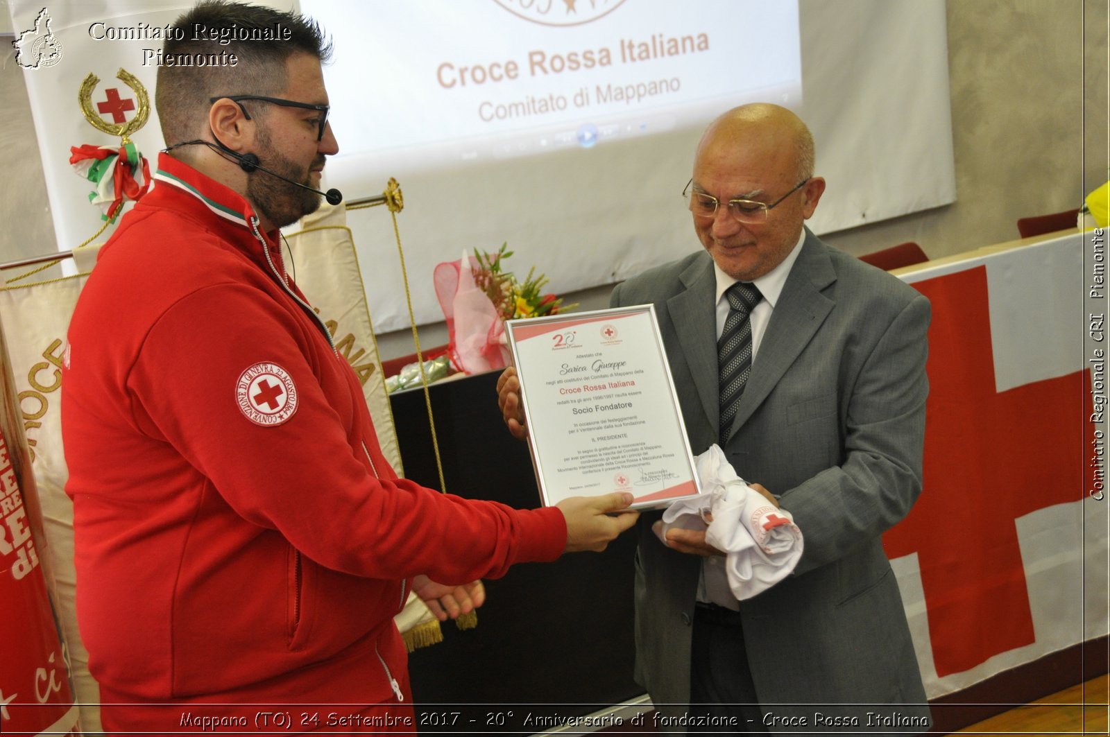 Mappano (TO) 24 Settembre 2017 - 20 Anniversario di fondazione - Croce Rossa Italiana- Comitato Regionale del Piemonte