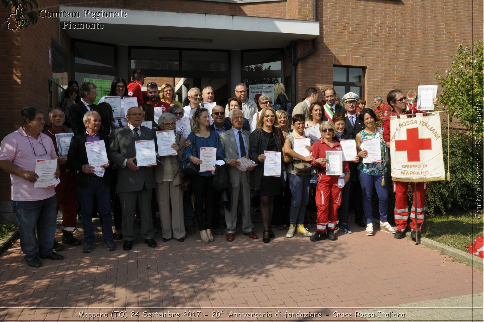 Mappano (TO) 24 Settembre 2017 - 20 Anniversario di fondazione - Croce Rossa Italiana- Comitato Regionale del Piemonte