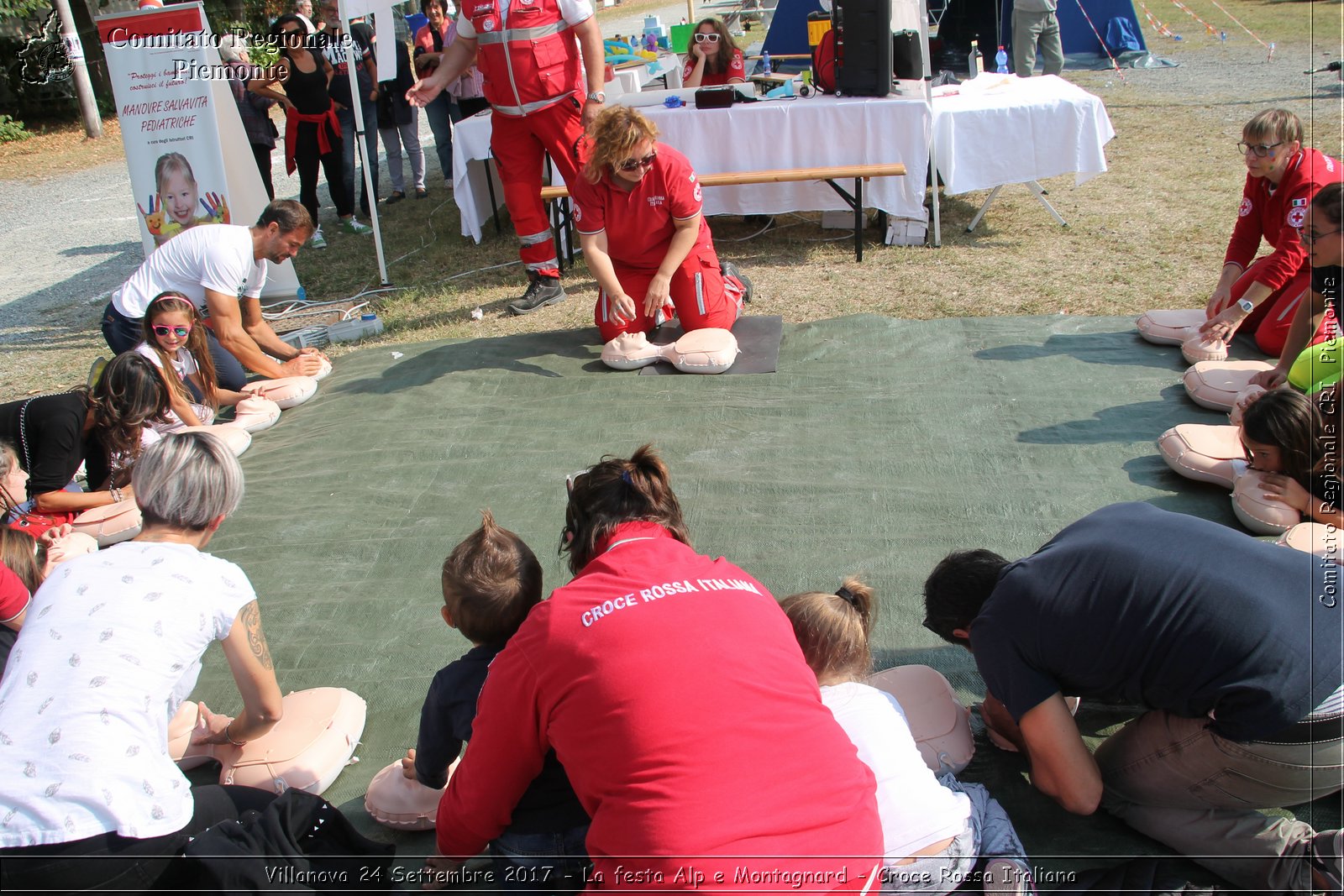 Villanova 24 Settembre 2017 - La festa Alp e Montagnard - Croce Rossa Italiana- Comitato Regionale del Piemonte