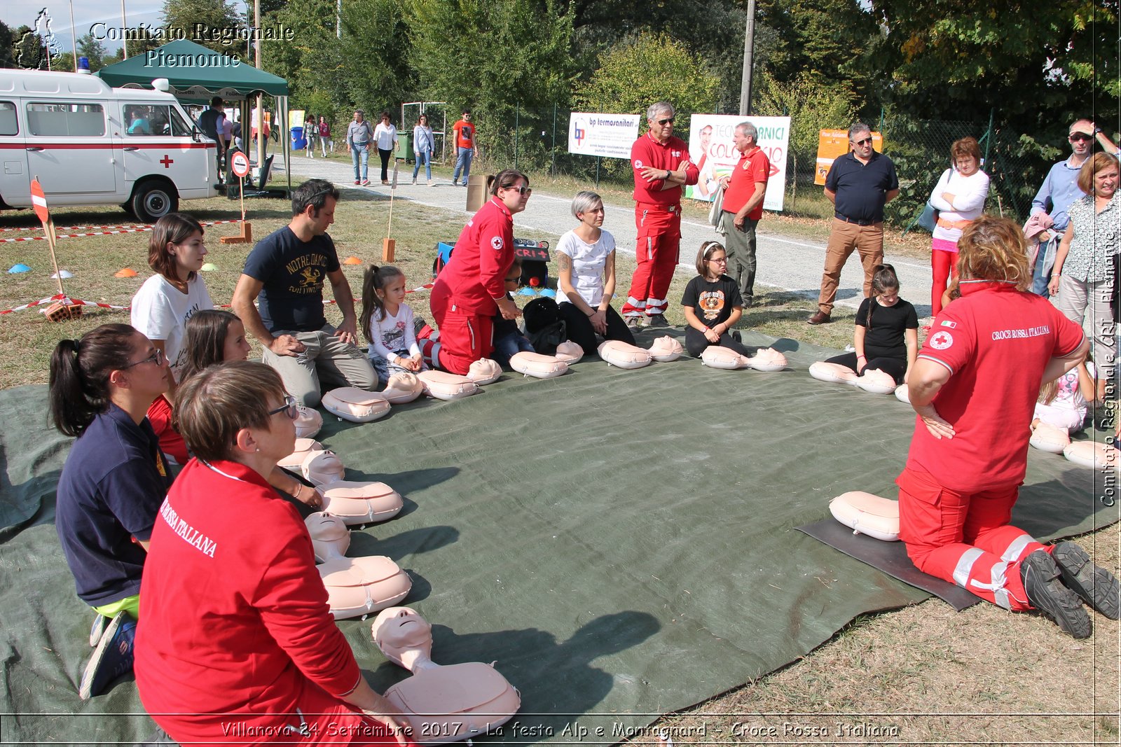 Villanova 24 Settembre 2017 - La festa Alp e Montagnard - Croce Rossa Italiana- Comitato Regionale del Piemonte