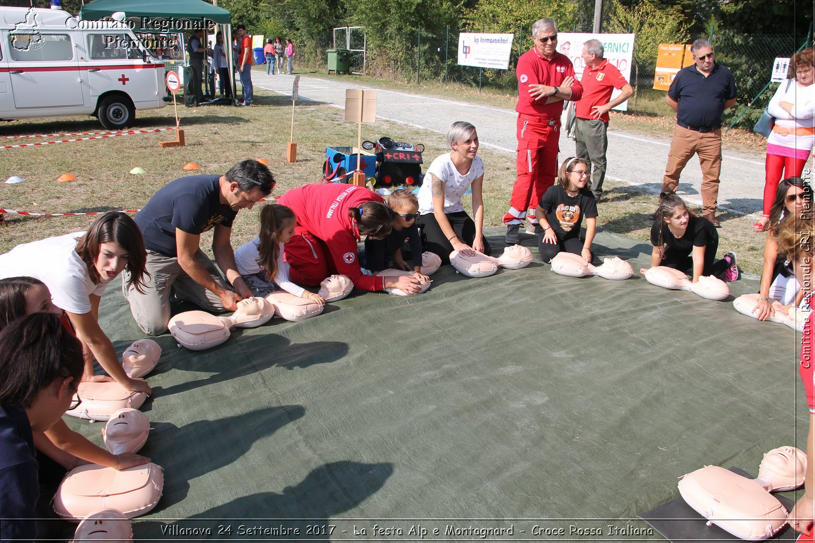 Villanova 24 Settembre 2017 - La festa Alp e Montagnard - Croce Rossa Italiana- Comitato Regionale del Piemonte