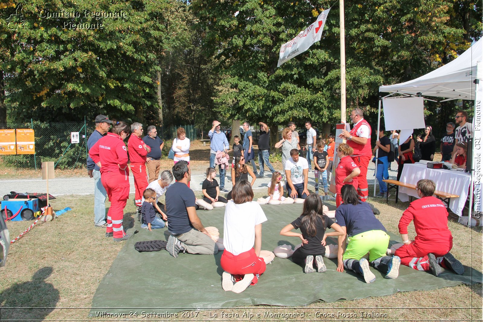 Villanova 24 Settembre 2017 - La festa Alp e Montagnard - Croce Rossa Italiana- Comitato Regionale del Piemonte