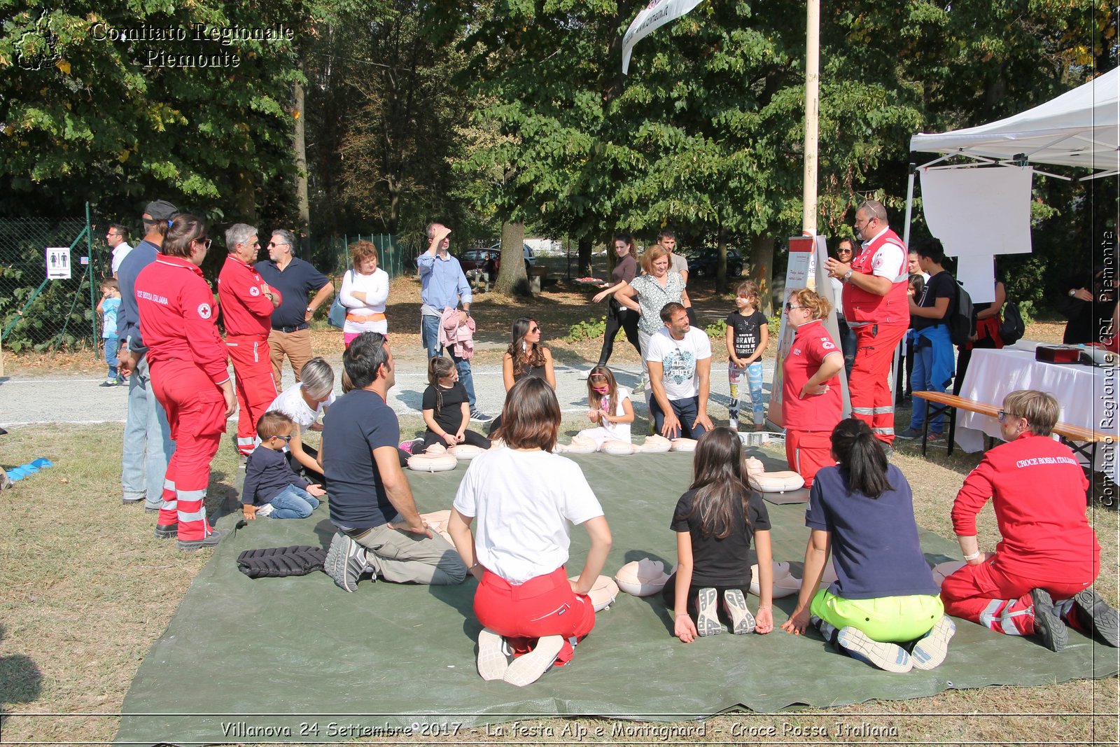 Villanova 24 Settembre 2017 - La festa Alp e Montagnard - Croce Rossa Italiana- Comitato Regionale del Piemonte