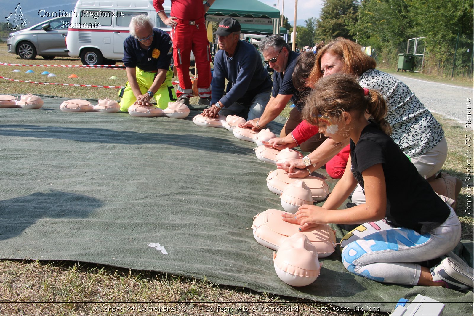 Villanova 24 Settembre 2017 - La festa Alp e Montagnard - Croce Rossa Italiana- Comitato Regionale del Piemonte